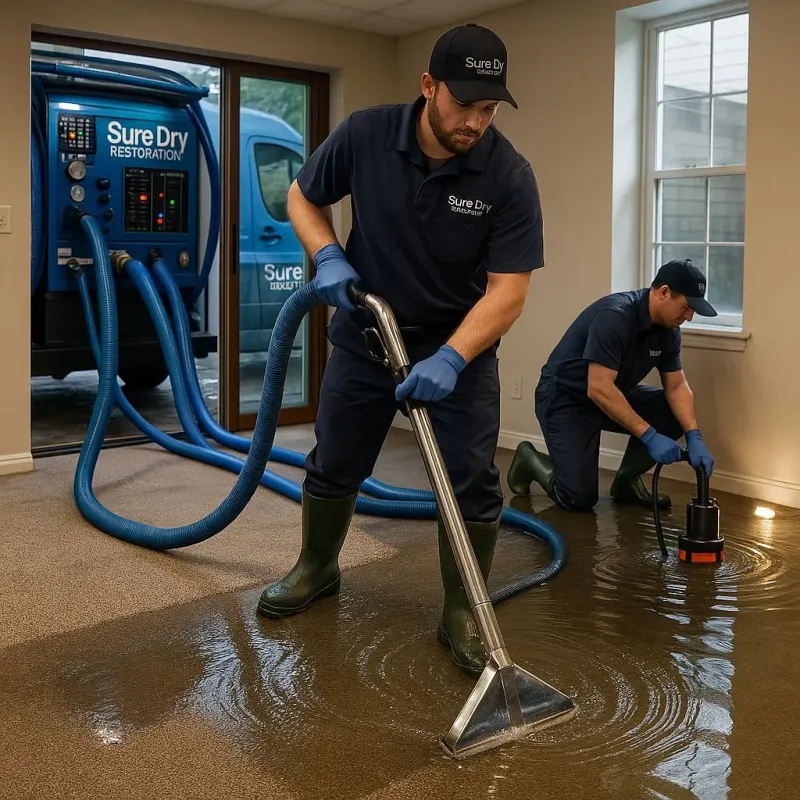 Water Extraction and Removal process in Clairton, PA